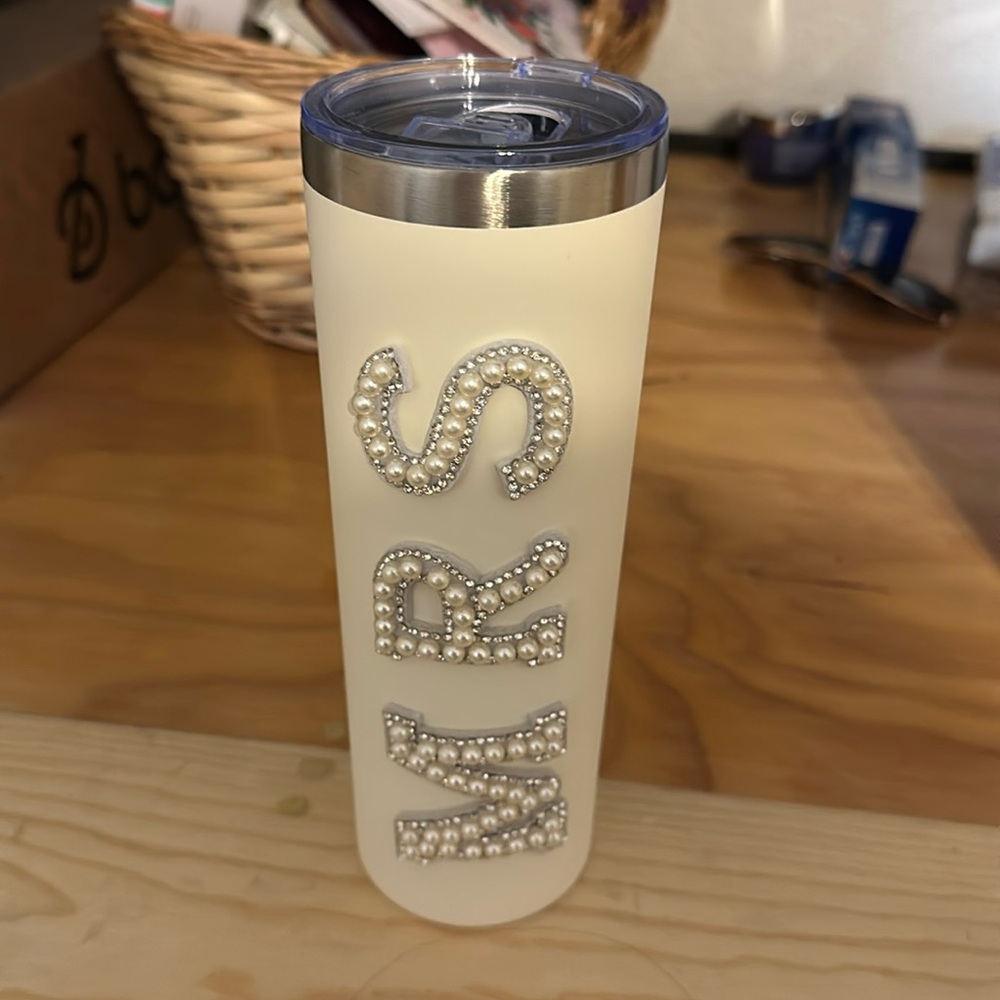 MRS water bottle with straw